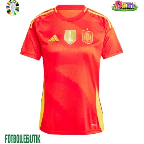 Spanien Hemmatröja Kvinnor EM 2024 Kortärmad